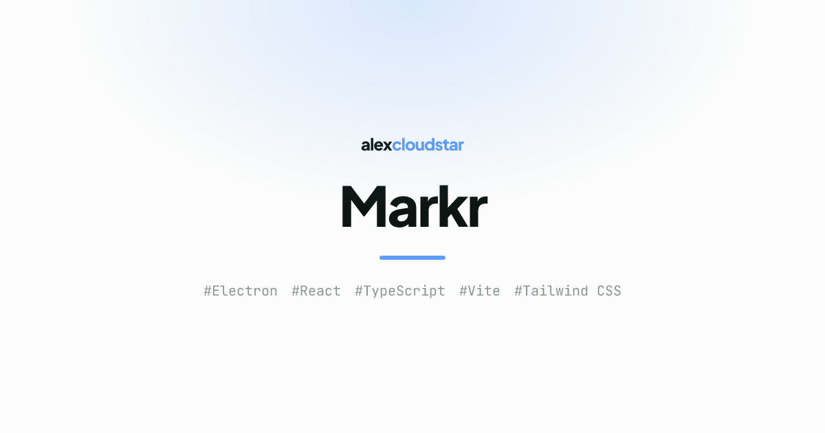 Markr cover