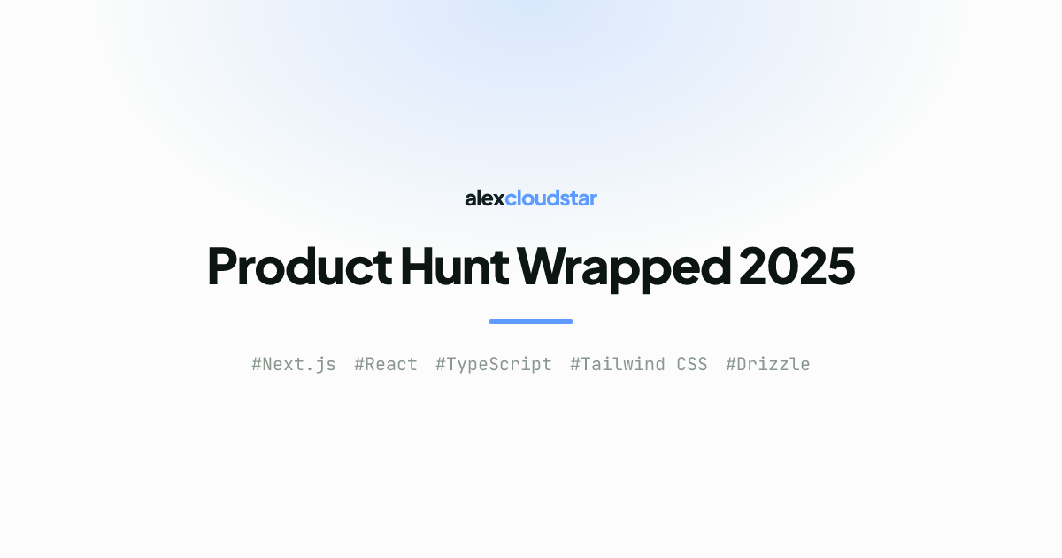 Product Hunt Wrapped 2025 cover